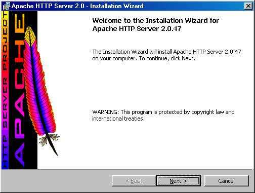 Установка сервера Apache 2 + Mysql + PHP