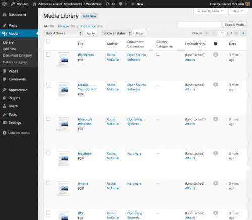 Розширене використання вкладень WordPress: Створення запитів для вкладень