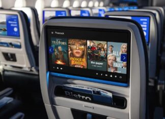 United Airlines espande l’intrattenimento gratuito a bordo con Peacock Streaming